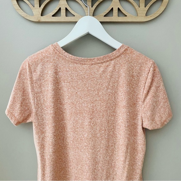 Z Supply V-Neck Tee Shirt Peach Sz Small - Picture 7 of 9